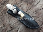 MİNİ AV BIÇAĞI-11,5CM-2,5MM-EL İŞÇİLİĞİ GEYİK BOYNUZU thumbnail 2