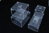 PLEKSİ ŞEFFAF KUTU 25X25 CM 1 ADET FİYATIDIR 1.SINIF KALİTE - 1