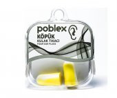 Poblex İpli Köpük Kulak Tıkacı - Kulak Koruyucu Tıpası - 1