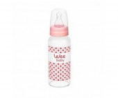 Wee Baby Isıya Dayanıklı Cam Biberon 180ml /Pembe - 1