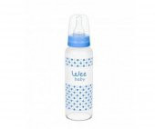 Wee Baby Isıya Dayanıklı Cam Biberon 240ml / Mavi - 1