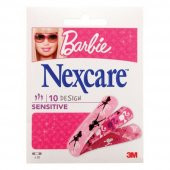 Nexcare BARBİE Desenli Hassas Yara Bandı - 1