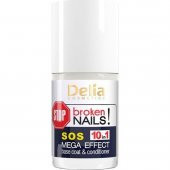 Delia Sos Mega Effect Base Coat  Conditioner Tırnak Güçlendirici 11 ml - 1