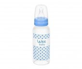 Wee Baby Isıya Dayanıklı Cam Biberon 180ml / Mavi - 1