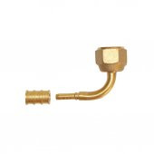 Coldflex-262  3/8 Presli Tip 90° Yağ Hortum Rakoru - 1