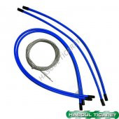 BİSİKLET VİTES TELİ VE DIŞ KABLO MAVİ SET thumbnail 2