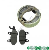 HSGL HONDA CBF 150 SCOOTER ÖN ARKA FREN BALATA SET thumbnail 1