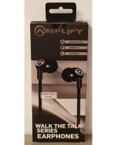 Amplify Walk the Talk Series Mikrofonlu Kulakiçi Kulaklık Siyah Gri 1000-BKGR - 3