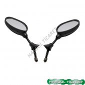 HSGL MOTORSİKLET SİYAH ACTİVA FİEM AYNA 8 MM thumbnail 1