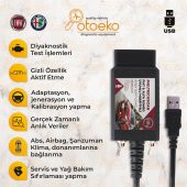 Fiat Gizli Özellik Açma Ve Arıza Tespit Cihazı Modifiyeli Multiecuscan 2020 Elm327 - 3