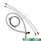 HSGL BİSİKLET VİTES TELİ VE DIŞ KABLO BEYAZ  SET BİSİKLET YEDEK PARÇA AKSESUAR thumbnail 2