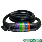 ŞİFRELİ 12X100 APARATLI SİYAH KİLİT - 2