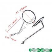 HSGL MOTORSİKLET CG -181 KROM AYNA 10 MM - 5