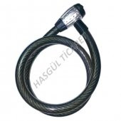 HSGL HALAT KİLİT ANAHTARLI KIRMIZI 25 x150 cm - 3