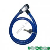 HSGL HALAT KİLİT ANAHTARLI KIRMIZI 25 x150 cm - 2