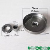 MOTORLU TESTERE ZİNCİR DİŞLİ KAMPANASI (RİMLİ) - 3