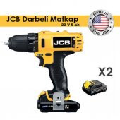 JCB Pro Plus 20 V 5 Ah Darbeli Çift Akülü Vidalama Şarjlı Matkap - 2