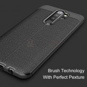 Xiaomi Redmi Note 8 Pro Kılıf Deri Desenli Kamera Korumalı Silikon - 3