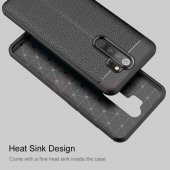 Xiaomi Redmi Note 8 Pro Kılıf Deri Desenli Kamera Korumalı Silikon - 4