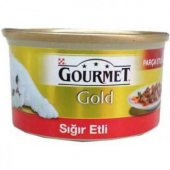 Gourmet Gold Sığır Etli Konserve mama 85 Gr - 1