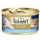 Gourmet Gold Kıyılmış Ton Balıklı Kedi Konservesi 85 Gr - 1