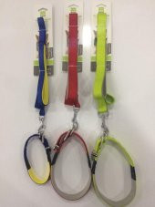 Nunbell Büyük Köpek Boyun Tasması Gezdirmeli 2.5 cm-120 cm - 1