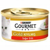 Gourmet Gold Kıyılmış Sığır Etli Kedi Konservesi 85 Gr - 1