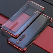 Oppo RX17 Pro Köşeleri Renkli Şeffaf Kamera Korumalı Kılıf - 6