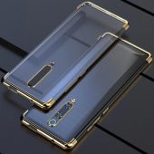 Oppo RX17 Pro Köşeleri Renkli Şeffaf Kamera Korumalı Kılıf - 8