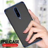 Oppo RX17 Pro Köşeleri Renkli Şeffaf Kamera Korumalı Kılıf - 9