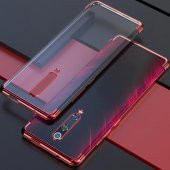 Oppo RX17 Pro Köşeleri Renkli Şeffaf Kamera Korumalı Kılıf - 10