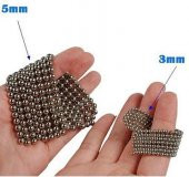 6 FARKLI KARIŞIK RENKLİ SİHİRLİ MANYETİK TOPLAR NEODYUM MIKNATIS BİLYE 216 ADET 5 MM NEO CUBE Neodymium - 9