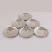 Orijinal El Dövmesi Bakır Çay Tabağı 6 Adet thumbnail 3