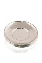 Orijinal El Dövmesi Bakır Çay Tabağı 6 Adet thumbnail 1