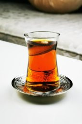 Orijinal İşlemeli Bakır Çay Tabağı 6 Adet - 2