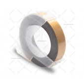 3D Kabartma Yapışkanlı Şerit Etiket Motex_E-101 + Dymo_JUNİOR+OMEGA (9mm X 3 metre) 1adet /Champagne GOLD - 1