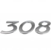 PEUGEOT  308  ( 308 - PEUGEOT ve ASLAN ARMA)  ÜÇLÜ YAZI  SETİ - 1