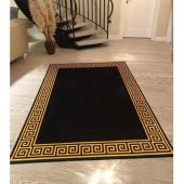 Halımax Fame 158 Versace Gold Desen Kaymaz Taban(Ebat Seçenekli) - 1