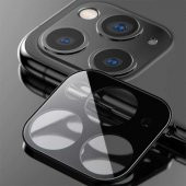 iPhone 11 Pro - 11 Pro Max 3D Metal Kamera Koruyucu - 9