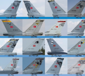 AKINCILAR FİLO MAKET UÇAK F-16C 1:48 Ölçek(B:30cm-K:20cm) - 5