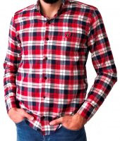 POLO GÖMLEK ENGLAND LONDON POLO CLUB ERKEK GÖMLEK KIŞLIK KIRMIZI - 1