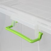 Hipaş Plastik -75 lt.Tekerlekli Kapaklı Saklama Kutusu-HP-65 - 2