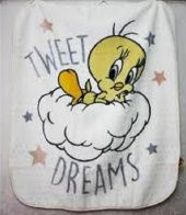 Özdilek Bebek Battaniyesi Tweety Star Lisanslı - 1