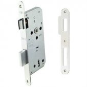 Kale 169-R WC İç Kapı Gömme Kilidi 40 mm Nikel Oval - 1