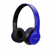 Hytech HY-XBK70 TF Kart Özellikli Siyah/Mavi Bluetooth Kulaklık - 1