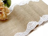 Runner Jüt Dantelli Çift Kenar 40x200 Cm thumbnail 2