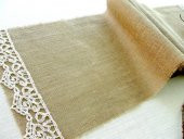 Runner Jüt Dantelli Kısa Kenar 40x200 Cm thumbnail 3