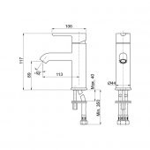 Hafele Nellis Lavabo Armatürü Krom Parlak - 589.95.120 - 2