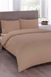 Çeyiz Diyarı Pure Çift Kişilik Nevresim Seti Cappucino - 5