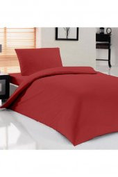 Çeyiz Diyarı Pure Tek Kişilik Nevresim Seti Kırmızı - 4